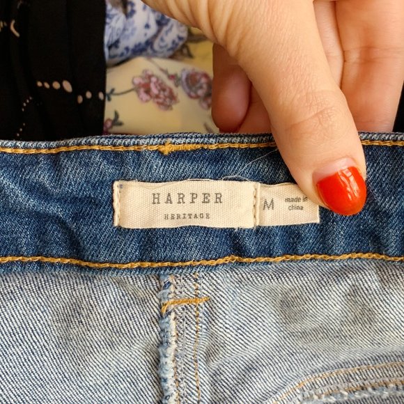 Harper Mini Skirt (denim) - Picture 3 of 3